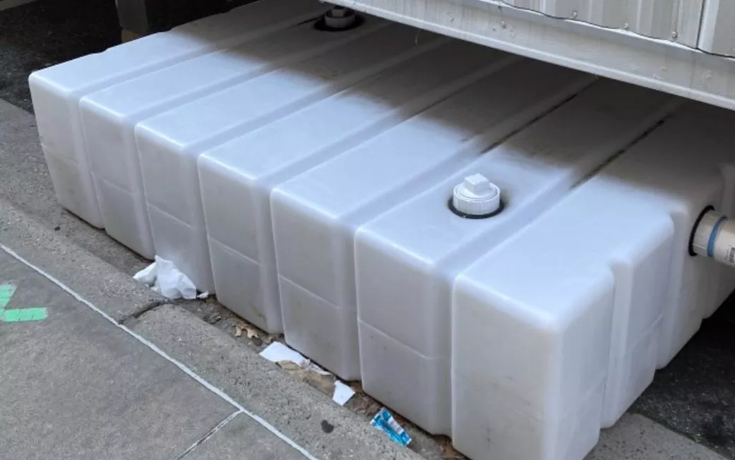 clean water storage tank